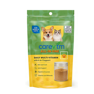 Complément alimentaire pour chien biologique 12 en 1 OEM/ODM, soutien quotidien complet pour la peau, les articulations, l'immunité, la vitalité, tous âges, poudre - Product Image 1