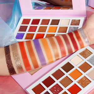 พาเลทอายแชโดว์หลากสีเครื่องสำอางแบบวีแกนมีสีสูง - Product Image 1