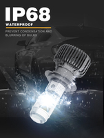 Ampoules de phares LED ZIGOCAR Z40 CSP 90W 6000K 1320lux, compatibilité universelle 12V H4/H7/H11, remplacement avec garantie de 2 ans