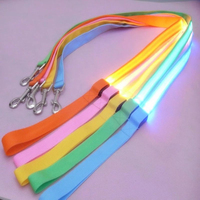 Laisse pour chien en nylon lumineuse LED étanche, collier et harnais électroniques clignotants pour animaux de compagnie, design floral de luxe