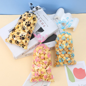 Vente en gros de sac à bonbons transparent en PVC poche d'opp plate impression de griffes de <span class=keywords><strong>chiot</strong></span> de dessin animé <span class=keywords><strong>Film</strong></span> protecteur pour emballage alimentaire pour biscuit - Product Image 2