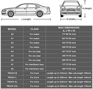 Phổ quát mọi thời tiết xe bao gồm không thấm nước Windproof Kem chống nắng chống xước PEVA bông ngoài trời UV bảo vệ xe - Product Image 6