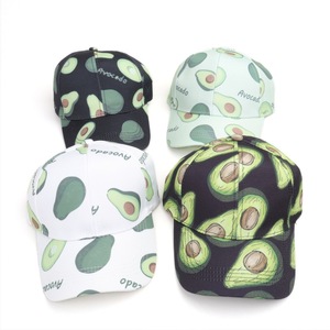 Tropical Fruit Printed Baseball Cap Unisex 100% Polyester Breathable <b>Waterproof</b> Casual Outdoor Sun Protection <b>Hat</b> - Product Image 2