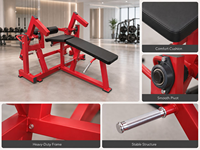 Equipo de Entrenamiento de Fuerza Comercial de Alta Calidad y Durabilidad: Máquina de Flexión de Piernas Iso-lateral para Entrenamiento de Fuerza de la Parte Inferior del Cuerpo.