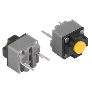 Microinterruptor silencioso Kailh 6x6x7.3mm, botón cuadrado silencioso con punto rojo/amarillo, interruptores para ratón de gaming con vida útil de 10M-20M para reparación y bricolaje - Product Image 3