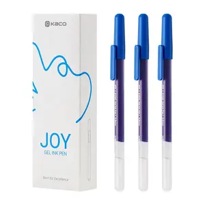 KACO JOY Conjunto de canetas de tinta gel coloridas canetas descartáveis de 0,5 mm de ponta fina para escola e escritório