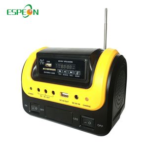 Espeon Solar Powered <b>Emergency</b> <b>Light</b> With Mp3 Player And Fm Radio For Camping Outdoor Use - Product Image 3