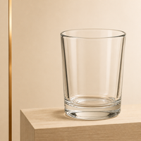 Support de bougie en verre à base épaisse et solide, compatible avec la cire de soja, la paraffine et la cire d'abeille, pour diffusion d'arômes multi-scènes