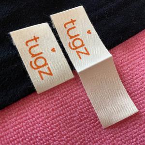 Impression 8 couleurs couverture de livre pli étiquettes d'ourlet en coton biologique, <span class=keywords><strong>manhattan</strong></span> pli plage étiquette d'ourlet en coton blanc - Product Image 4