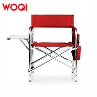 WOQI-Chaise de Directeur pour Adultes, Chaise Portable Pliable pour Extérieur, Jardin, Patio, Pelouse, Jardin
