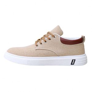 Maz Men's Lace-Up <b>Canvas</b> Shoes Versatile Spring Casual Sneakers - Product Image 5