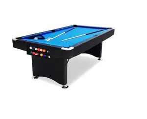 Popular style MDF folding billiard pool table 7ft with full accessories