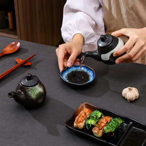 Harmony New Condimento Restaurante Salsa Vinagre <span class=keywords><strong>Oliva</strong></span> Suministros de cocina Estilo Japonés Cerámica Salsa de soja Olla - Product Image 4