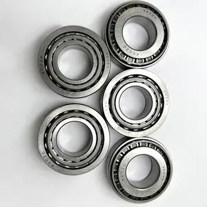 GCr15 bantalan truk otomotif, bantalan rol runcing satu baris kualitas tinggi, bagan ukuran Tapered Roller Bearing