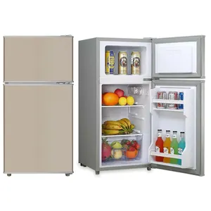 Refrigerador para el hogar, refrigerador de doble puerta, tamaño pequeño, BCD-85