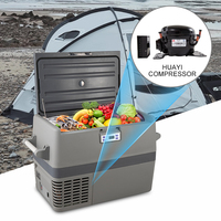 Mini réfrigérateur portable 33L DC 12V 24V compresseur voiture électrique véhicule congélateur domestique réfrigérateur
