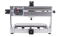 Mini Router CNC 3018 Max de Alta Potencia para Madera, con Motor Único, Construcción de Aluminio, Control GRBL, Husillo de 24V 10A 200W