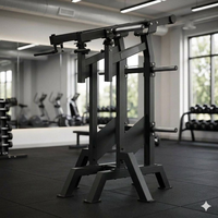Appareil de Squat Pendulaire Commercial pour Salle de Sport – Équipement de Fitness Professionnel pour Entraînement des Jambes et des Fessiers – Entraîneur de Squat Pendulaire pour la Musculation