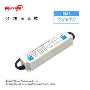 Controlador de Luz LED de Voltaje Constante de 60W, 170-264VAC-DC 12V 24V, IP66, Transformador de Alimentación LED Impermeable de Salida Única - Product Image 4