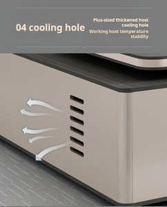 Sang trọng l-hình dạng văn phòng bàn với tủ bên Trung Quốc bán buôn điều hành CEO Bàn máy tính sang trọng Đồ nội thất văn phòng - Product Image 5