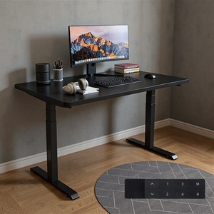 Patas de escritorio ajustables en altura con motor dual de 3 secciones, elevación eléctrica de 600-1250 mm para escritorio de computadora, escritorio de juegos - Product Image 2