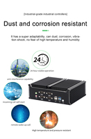 PC Industrial Sin Ventilador con Intel Core I7 6600U/i5 6300U de 6.ª Generación, Full HD, NVR, 4 Puertos PoE, Windows 11, SSD, Gráficos Intel UHD