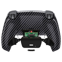 EXtremeRate Graphite Carbon Fiber Rise 2.0 Remap Kit avec coque arrière Remappable Board K1 K2 Back Button pour contrôleur PS5