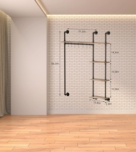 Étagères murales en fer pour pipelines industriels avec tige de suspension étagère de salle de bain étagère <span class=keywords><strong>murale</strong></span> type étagère à tiroirs <span class=keywords><strong>murale</strong></span> personnalisée - Product Image 2