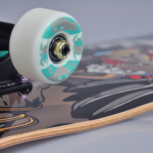 Kit de <span class=keywords><strong>Skateboard</strong></span> professionnel 100% en bambou d'érable, plateau de planche à roulettes <span class=keywords><strong>avec</strong></span> impression UV personnalisée - Product Image 3