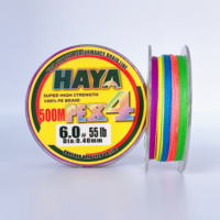 HAYA – fil de pêche tressé X4, bobine de pêche Varivas, enrouleur de ligne de pêche électrique