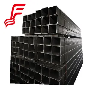 40 x 40 schwarzes Erw-Kohlenstoff-Quadratrohr hohlschnitt quadratisches und rechteckiges Stahlrohr