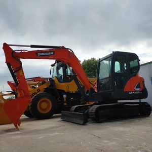 Retroexcavadora DOOSAN DX60-9C de Segunda Mano 2024, Tractor Usado DX60, Cargadora de Ruedas, Mini Excavadora Hidráulica en Venta Cerca de Mí - Product Image 1