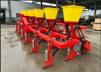 Semoir de précision à 6 rangs avec roue à cuillères pour maïs, soja, sorgho, machine de plantation pour tracteur