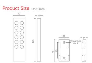 Télécommande intelligente sans fil Bluetooth LTECH Quad Zone Scene LED - Product Image 5