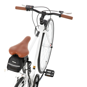 JOYKIE Hiland <span class=keywords><strong>28</strong></span> pollici elettrico ibrido 36V tecnologia digitale telaio in acciaio leggero a velocità singola per il tempo libero quotidiano in bicicletta - Product Image 2
