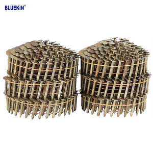 Pointe de diamant à tige lisse 15 degrés 1 1/4 clous de toiture à bobine électro-galvanisés - Product Image 2