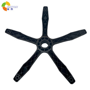 Base della sedia girevole a 5 stelle in Nylon nero di alta qualità per ufficio e mobili per la casa per soggiorno e camera da letto - Product Image 3