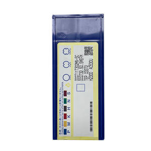 Insertos de torneado de revestimiento de PVD de carburo cementado rombal AC530U, herramientas de corte, uso para acero inoxidable y acero, 1 unidad - Product Image 4