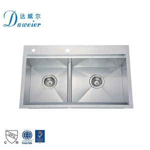 Prezzo all'ingrosso <span class=keywords><strong>lavello</strong></span> a doppia vasca <span class=keywords><strong>lavello</strong></span> da <span class=keywords><strong>cucina</strong></span> fattoria <span class=keywords><strong>lavello</strong></span> in acciaio inossidabile 304 - Product Image 3