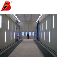 Grande chambre de peinture de cabine de peinture de jet de camion d'autobus d'équipement de peinture de BZB pour le train/réservoir/bateau