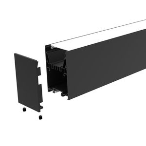 Thương mại 50mm * 75mm trong nhà tùy chỉnh dẫn ánh sáng tuyến tính 40W 60W <span class=keywords><strong>80W</strong></span> điều khiển từ xa có thể liên kết 4ft 8ft dẫn ánh sáng tuyến tính - Product Image 4