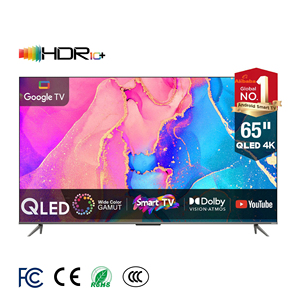 Televisor Inteligente QLED UHD 4K de 55/65/75/85/100 Pulgadas con Control por Voz, HDR, Amplio Rango de Color, WiFi, Google Android TV - Product Image 1
