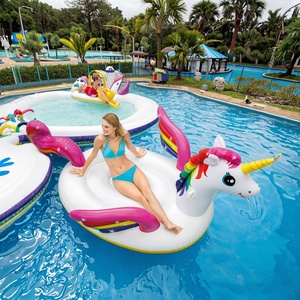 ลดราคา! ห่วงยางว่ายน้ำรูปม้า PVC รักษ์โลก กันน้ำ มีสินค้าพร้อมส่งจำนวนมาก สีรุ้ง ใช้ได้ทั้งชายหญิง ผลิตในจีน - Product Image 4