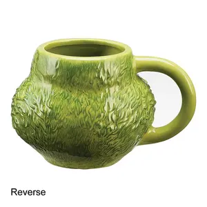 Taza Navideña con Diseño de Duende Travieso, Linda y <span class=keywords><strong>Kawaii</strong></span>, Taza Verde 3D de Cerámica con Diseño de Duende Travieso, Taza para Leche, Café, Agua, Regalo - Product Image 3