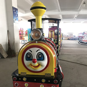 Train miniature sans rails pour enfants, en forme d'éléphant de dessin animé, pour parc d'attractions, parc d'attractions électrique, aire de jeux extérieure, à vendre/enfants - Product Image 3