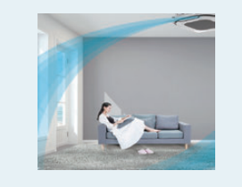 Climatisation Midea Guangzhou <span class=keywords><strong>Comfort</strong></span> 3,6 kW intelligente à cassette quatre voies, unités séparées, refroidissement, chauffage, climatisation légère commerciale pour hôtels - Product Image 3