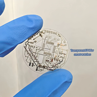 Carte de surveillance de la santé portable ultra-mince en FPC transparent PET, équipement de test de fréquence cardiaque pour montre connectée et montre de sport personnalisée SMT