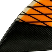 Nouvelle aileron de planche de surf 2026 en carbone alvéolé double fixation