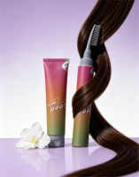 Tube de teinture capillaire dégradée avec applicateur peigne intégré, tube cosmétique ABL vide pour crème colorante capillaire, impression personnalisée sous marque privée