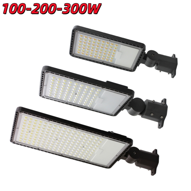 LED Street Light IP66 Outdoor 200W 240W Street Lamp for Road AC Power Supply IP66 Rating Parking Lot Light